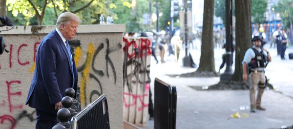 Donald Trump, presidente de EEUU - Sputnik Mundo