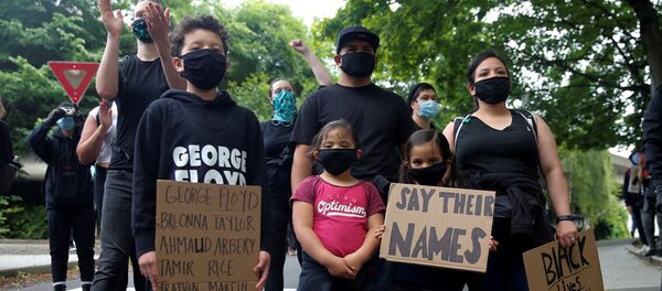 Manifestantes en Seattle Manifestantes en Seattle - Sputnik Mundo