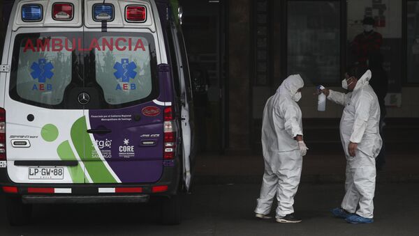 Los trabajadores de la salud en Chile - Sputnik Mundo