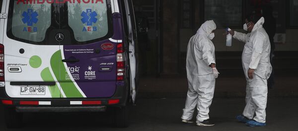 Los trabajadores de la salud en Chile - Sputnik Mundo