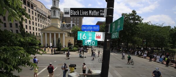 Black Lives Matter Plaza en Washington - Sputnik Mundo