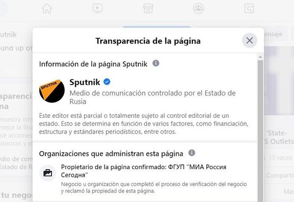 La labor editorial de Facebook avanza contra medios estatales de Rusia, China e Irán - Sputnik Mundo