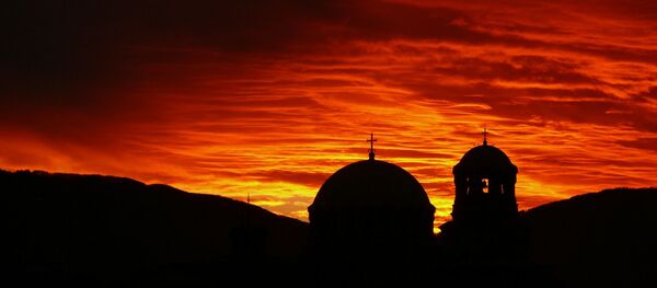 Una puesta de sol en Sofía - Sputnik Mundo