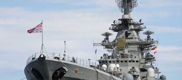 Piotr Veliki, crucero lanzamisiles de propulsión nuclear de la Flota del Norte de Rusia - Sputnik Mundo
