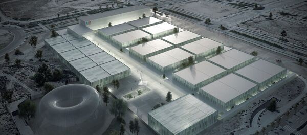 Simulación del hospital de emergencia anunciado para Madrid. - Sputnik Mundo