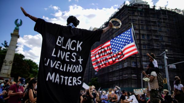 Las protestas por la muerte de George Floyd en Nueva York, EEUU Las protestas por la muerte de George Floyd en Nueva York, EEUU - Sputnik Mundo