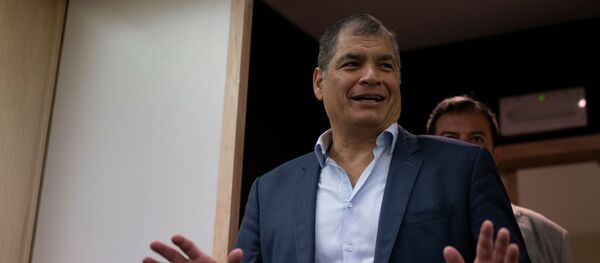 Rafael Correa, expresidente de Ecuador - Sputnik Mundo