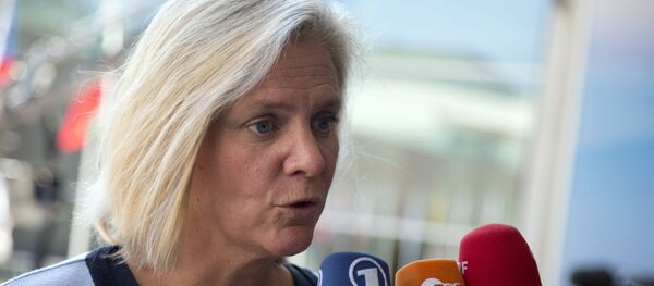 Magdalena Andersson, ministra de Finanzas de Suecia - Sputnik Mundo
