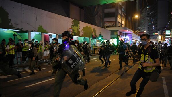 Protestas en Hong Kong - Sputnik Mundo