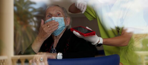 Anciana en una residencia Anciana en una residencia - Sputnik Mundo