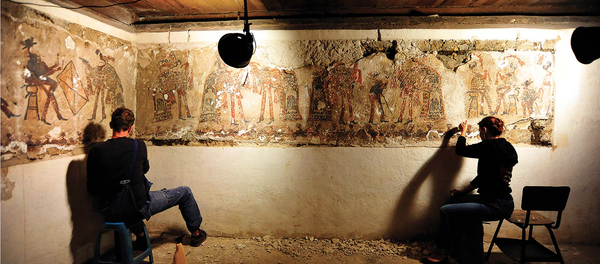 El trabajo de conservación de murales encontrados en Chajul - Sputnik Mundo