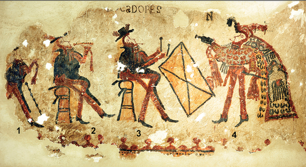 Qué significan las escenas de baile descubiertas bajo el yeso de una casa en Guatemala | Fotos - Sputnik Mundo