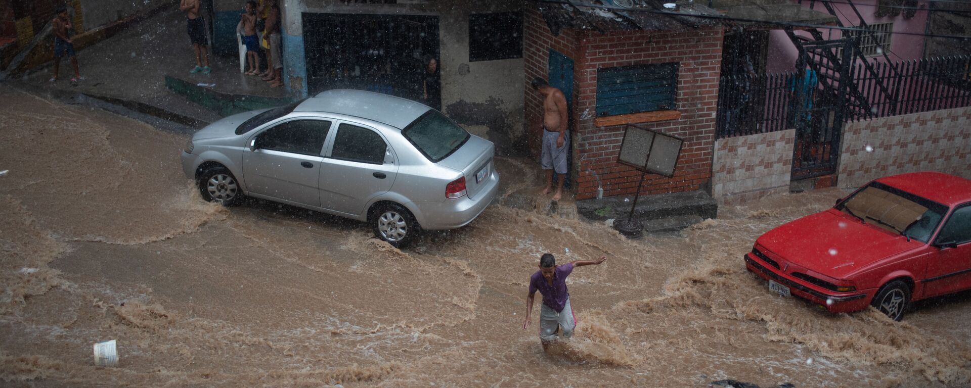 Lluvias en Petare, Caracas - Sputnik Mundo, 1920, 27.04.2022