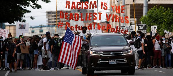 Protestas en EEUU Protestas en EEUU - Sputnik Mundo