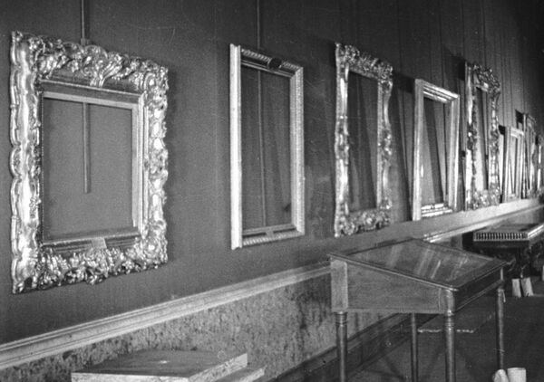 El Museo del Hermitage, 1 de noviembre de 1941, durante el bloqueo de Leningrado - Sputnik Mundo