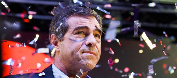 El político uruguayo Ernesto Talvi durante un acto del Partido Colorado en 2019 - Sputnik Mundo