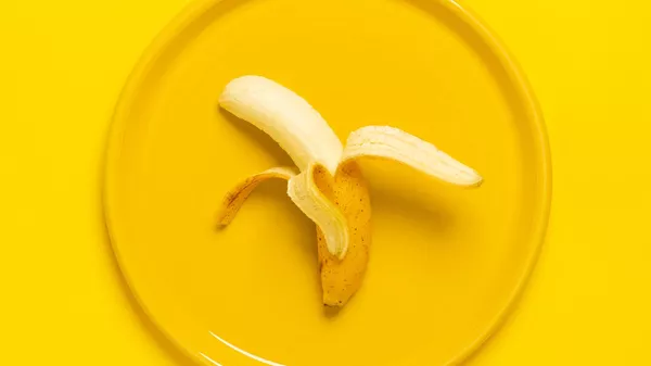 Un plátano, foto referencial