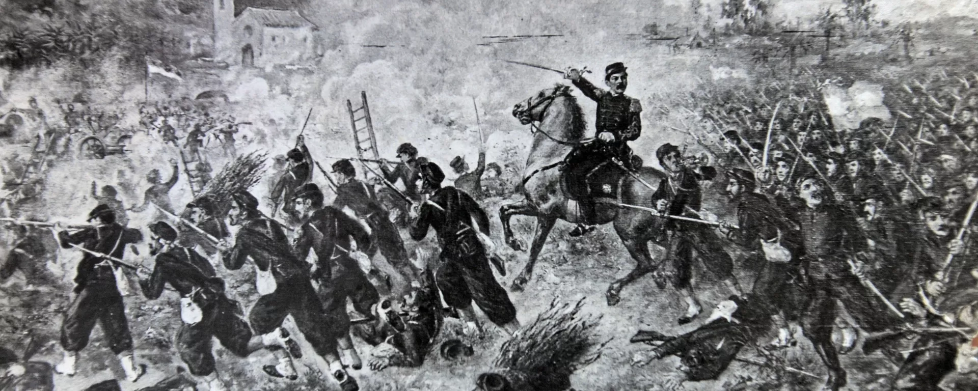 Una reproducción de la Batalla de Curupati durante la Guerra de la Triple Alianza Una reproducción de la Batalla de Curupati durante la Guerra de la Triple Alianza - Sputnik Mundo, 1920, 13.06.2020
