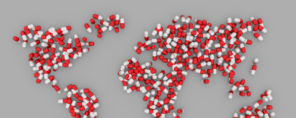 Mapamundi hecho de drogas (imagen referencial) - Sputnik Mundo