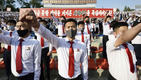 Manifestación contra acciones de desertores en Corea del Norte - Sputnik Mundo