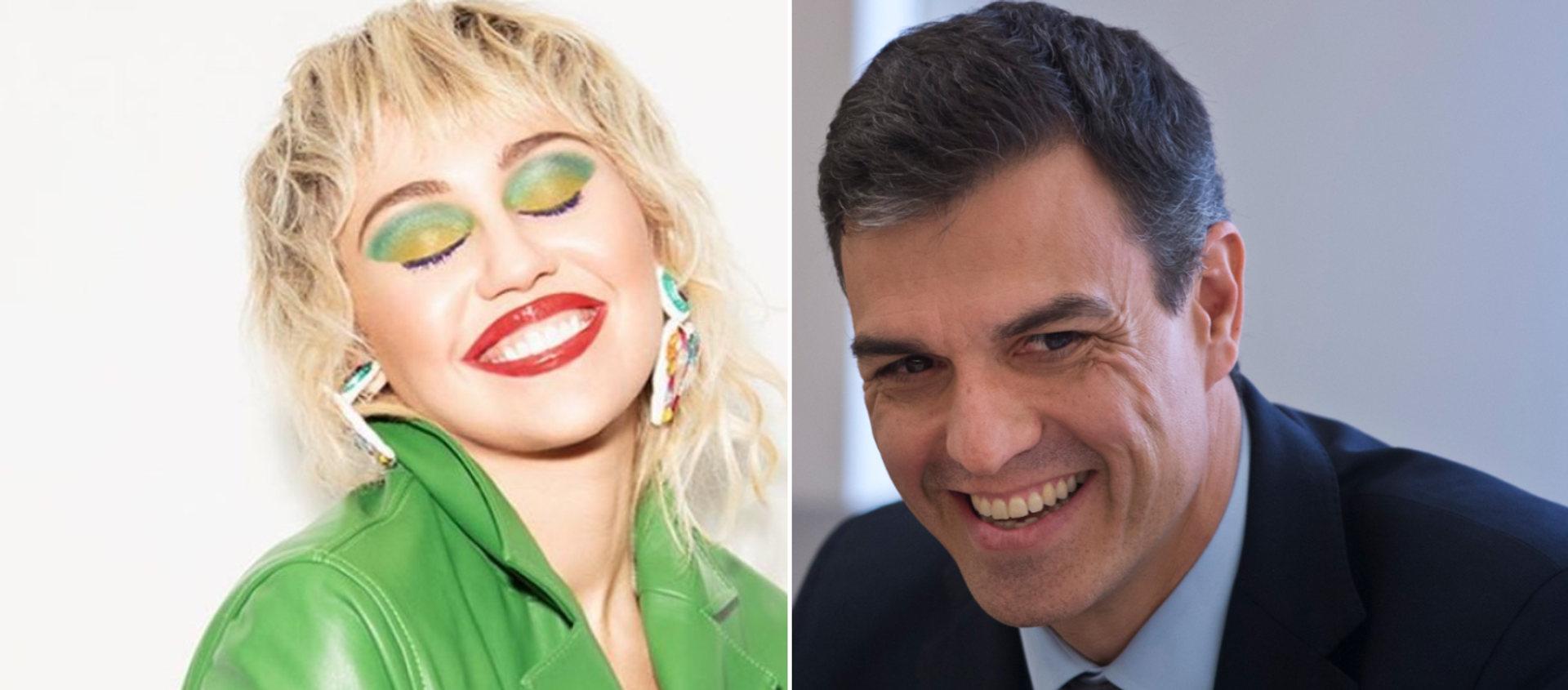 Miley Cyrus y Pedro Sánchez - Sputnik Mundo, 1920, 14.06.2020