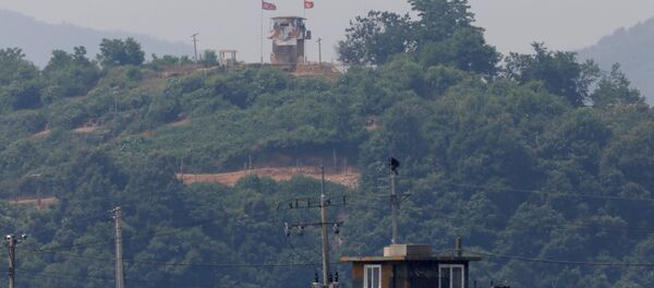 La frontera entre las dos Coreas - Sputnik Mundo