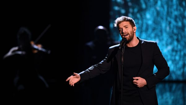 Pablo Alborán durante la gala de los Goya 2020 Pablo Alborán durante la gala de los Goya 2020 - Sputnik Mundo