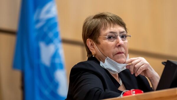 Michelle Bachelet, la Alta Comisionada de la ONU para los DDHH Michelle Bachelet, la Alta Comisionada de la ONU para los DDHH - Sputnik Mundo