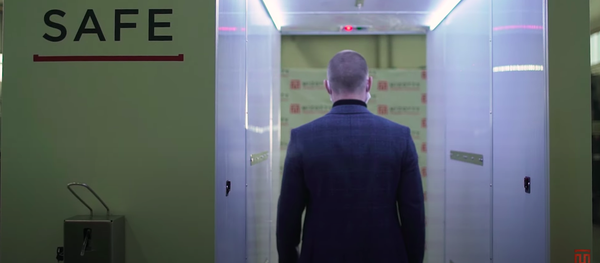 Así es el túnel de esterilización instalado en la residencia de Putin - Sputnik Mundo