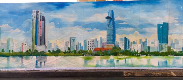 Una pintura de hostales (imagen referencial) - Sputnik Mundo