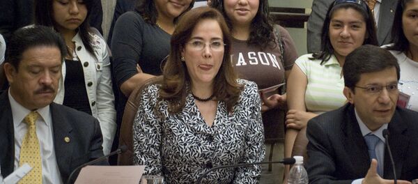 Yeidckol Polevnsky, secretaria general y expresidenta de Morena - Sputnik Mundo