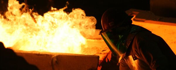 Trabajador de la industria minera en Chile - Sputnik Mundo