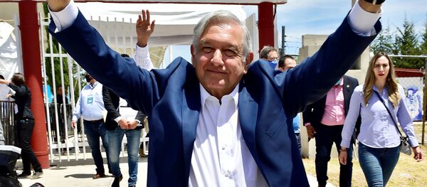 El presidente de México, Andrés Manuel López Obrador - Sputnik Mundo