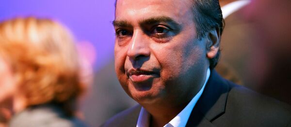 Mukesh Ambani, presidente y director general de Reliance Industries - Sputnik Mundo
