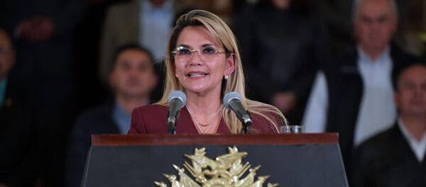 Jeanine Áñez, presidenta transitoria de Bolivia - Sputnik Mundo
