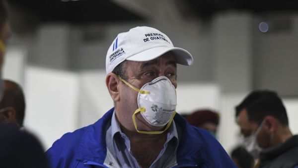 Alejandro Giammattei, el presidente de Guatemala Alejandro Giammattei, el presidente de Guatemala - Sputnik Mundo