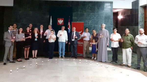 Se encienden en Cuba las Velas de la Memoria para recordar inicio de la Gran Guerra Patria - Sputnik Mundo