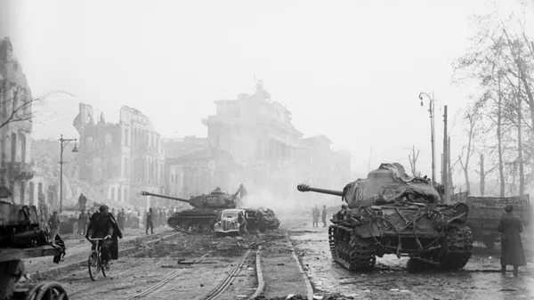 La batalla de Berlín durante la Segunda Guerra Mundial (archivo) - Sputnik Mundo