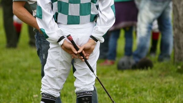 Un jockey. Imagen referencial Un jockey. Imagen referencial - Sputnik Mundo