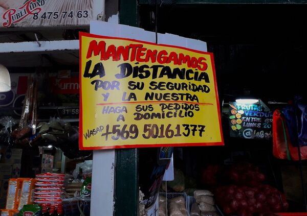 La Vega Central, tradicional mercado de abasto de Santiago se adapta al COVID-19 - Sputnik Mundo