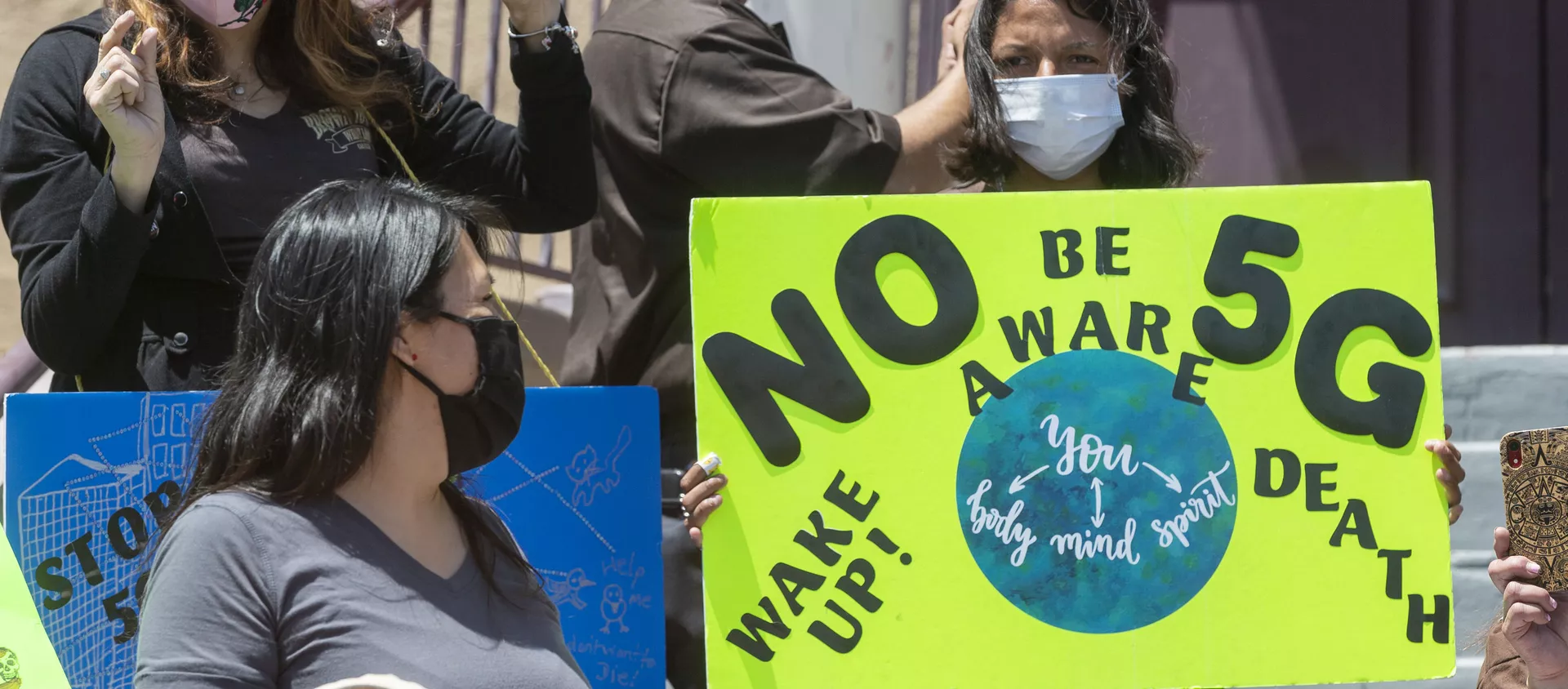 Una protesta contra 5G (archivo) Una protesta contra 5G (archivo) - Sputnik Mundo, 1920, 24.06.2020