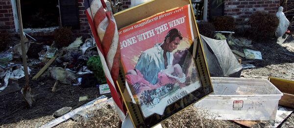 Un póster de la película 'Lo que el viento se llevó' - Sputnik Mundo