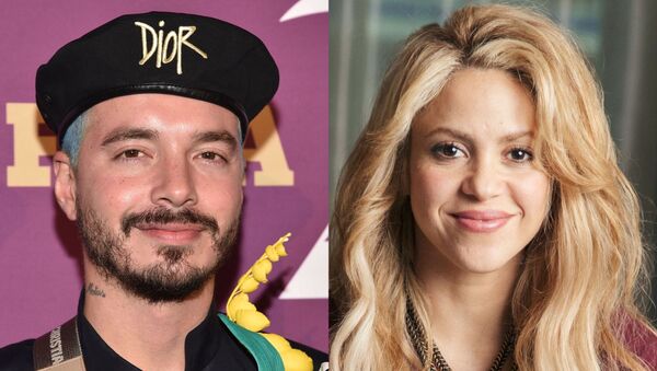 J Balvin, reguetonero colombiano // Shakira, cantante colombiana - Sputnik Mundo