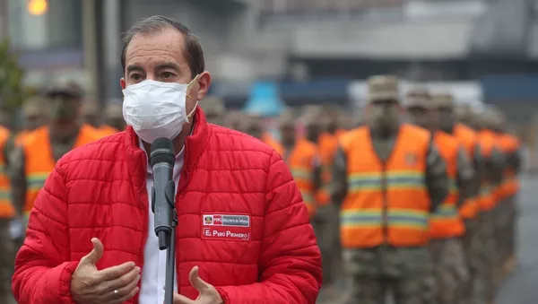Walter Martos, ministro de Defensa de Perú