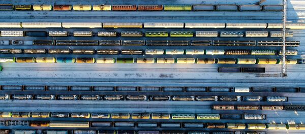 Trenes de carga en Rusia - Sputnik Mundo