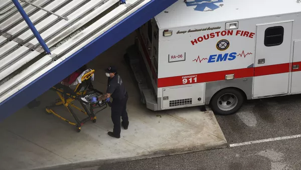Una ambulancia en Texas