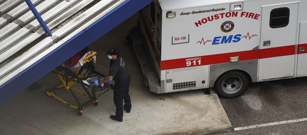 Una ambulancia en Texas Una ambulancia en Texas - Sputnik Mundo