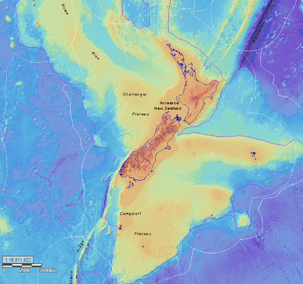 Consiguen mapear los contornos de un continente perdido en el océano | Fotos - Sputnik Mundo