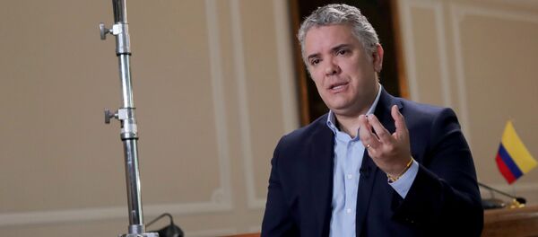 Iván Duque, presidente de Colombia - Sputnik Mundo