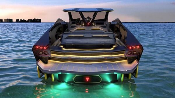 Este yate hecho para Lamborghini es igual de impresionante que sus autos | Fotos - Sputnik Mundo